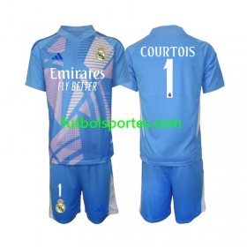 Camiseta Real Madrid Thibaut Courtois 1 Portero Niño Primera Equipación 2024/2025
